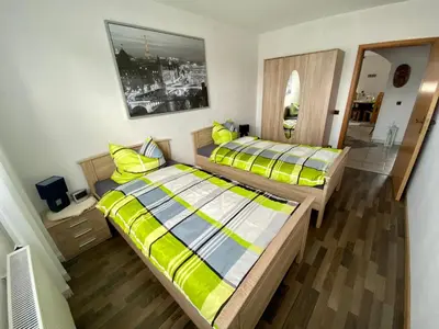 Ein Bett oder Betten in einem Zimmer der Unterkunft Apartment Anita