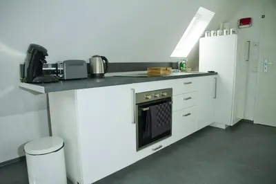 Küche/Küchenzeile in der Unterkunft TRUTH Studio - Küche - Top Internet - Parkplatz - Modern