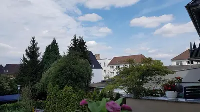 Das Gebäude in dem sich die Ferienwohnung befindet