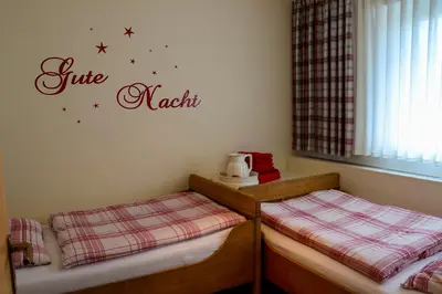 Ein Bett oder Betten in einem Zimmer der Unterkunft Hof Spöde