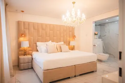 Ein Bett oder Betten in einem Zimmer der Unterkunft Luxrem-DE 1 Apartments