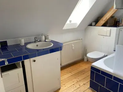 Küche/Küchenzeile in der Unterkunft Messeapartment Stockum