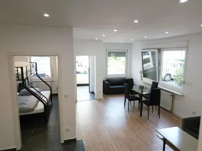 Ein Bett oder Betten in einem Zimmer der Unterkunft Apartment HomeBo