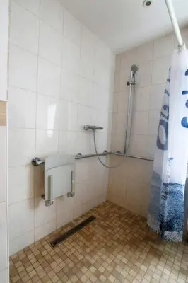 Ein Badezimmer in der Unterkunft FeWo Johan - ideal für 1-2 Personen, eigene Terrasse