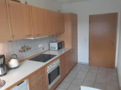 Küche/Küchenzeile in der Unterkunft Schöne Ferienwohnung