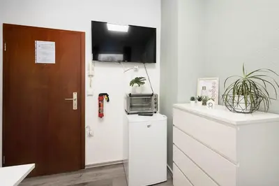 Küche/Küchenzeile in der Unterkunft work & stay in Gelsenkirchen