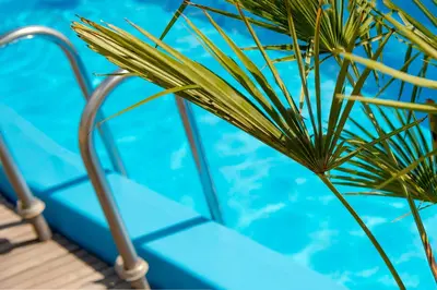 Der Swimmingpool an oder in der Nähe von Schlaffass Campingplatz Nordbrock