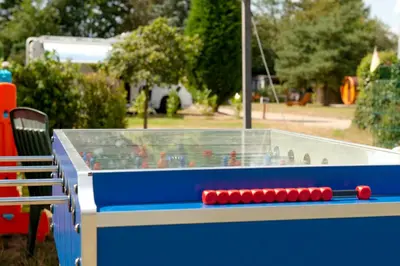 Tischtennis in der Unterkunft Schlaffass Campingplatz Nordbrock oder in der Nähe