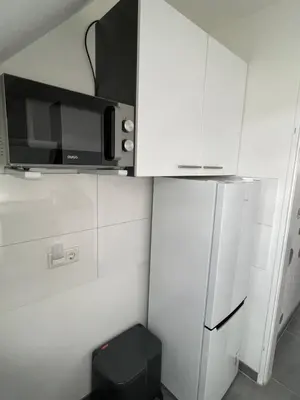 Küche/Küchenzeile in der Unterkunft Moderne Wohnung nah am Cappenberger-See, 1-4 Gäste