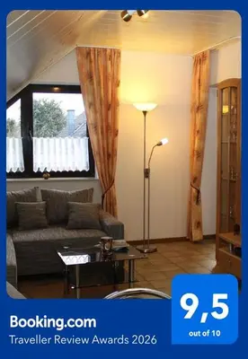 Ein Sitzbereich in der Unterkunft Oberhausener Ferienwohnung
