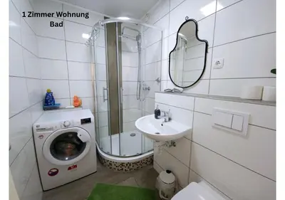 Ein Badezimmer in der Unterkunft 3-2-1 Zimmer Wohnungen in Mülheim an der Ruhr