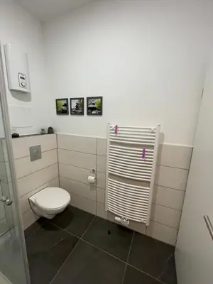 Ein Badezimmer in der Unterkunft Heimathafen Wanne