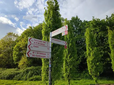Ein Zertifikat, Auszeichnung, Logo oder anderes Dokument, das in der Unterkunft Apartment 58- Ruhr Nah ausgestellt ist