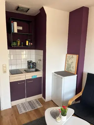 Küche/Küchenzeile in der Unterkunft Gemütliches Apartment in Essen