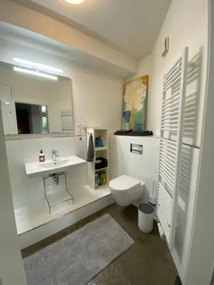 Ein Badezimmer in der Unterkunft Atelier-Ferienwohnung