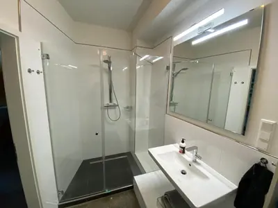 Ein Badezimmer in der Unterkunft Atelier-Ferienwohnung