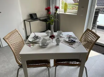 Grundriss der Unterkunft Studio - Apartment Steinmetz mit Balkon