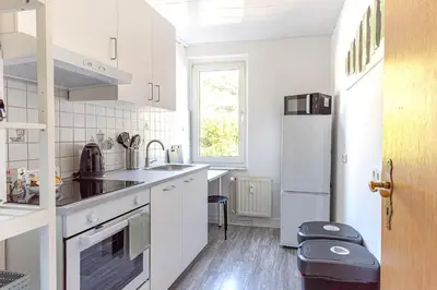 Küche/Küchenzeile in der Unterkunft Modern Apartment in Lüdenscheid