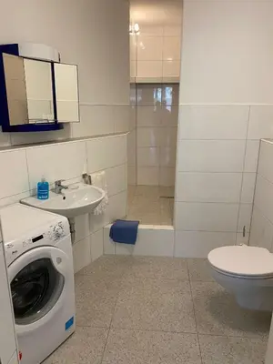 Ein Badezimmer in der Unterkunft Hüls Central Apartment