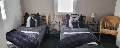 Ein Bett oder Betten in einem Zimmer der Unterkunft UnterwegsZuHause