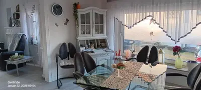 Ein Sitzbereich in der Unterkunft Haus KanaleGrande
