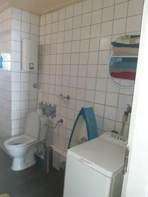 Ein Badezimmer in der Unterkunft worker-flat