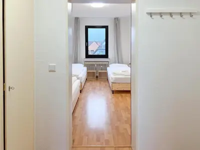 Ein Bett oder Betten in einem Zimmer der Unterkunft T&K Apartments-Comfortable 2 and 3 room apartments in Oberhausen
