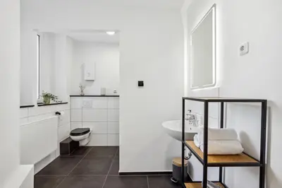 Küche/Küchenzeile in der Unterkunft Mark 51-7 - Workplace - Netflix - Washer Dryer - Modern Design