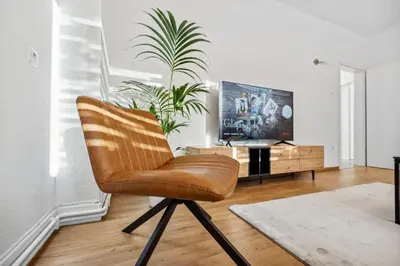 TV/Unterhaltungsangebot in der Unterkunft Mark 51-7 - Workplace - Netflix - Washer Dryer - Modern Design
