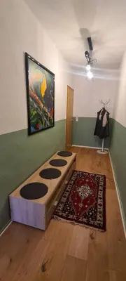 Ein Bett oder Betten in einem Zimmer der Unterkunft 3 Schlafzimmer &Wohnküche