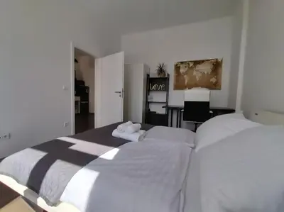 Ein Bett oder Betten in einem Zimmer der Unterkunft Apartment Voria