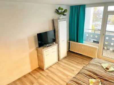TV/Unterhaltungsangebot in der Unterkunft Apartment nähe Flughafen DUS