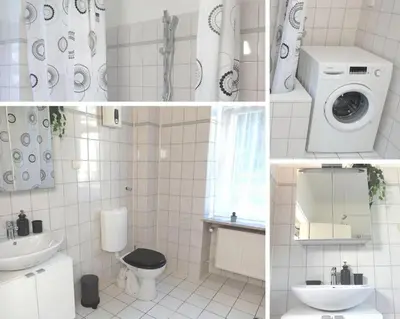 Ein Badezimmer in der Unterkunft Your Cozy Appartment in Wuppertal: Wupper-Home 2