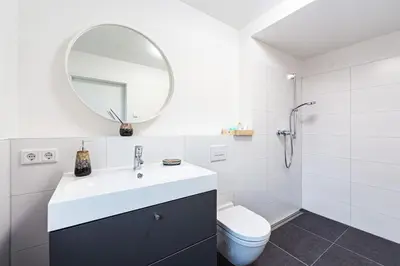 Ein Badezimmer in der Unterkunft A&V Apartments Wunderschöne Penthouse Wohnung