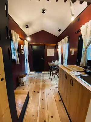 TV/Unterhaltungsangebot in der Unterkunft Tiny House Bigge im PIER9 Tiny House Hotel