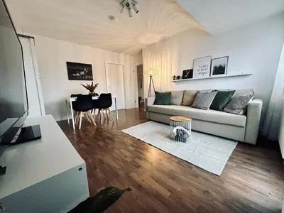 TV/Unterhaltungsangebot in der Unterkunft FeWo Ruhrnatur „Modern trifft Gemütlichkeit“