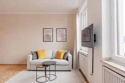 TV/Unterhaltungsangebot in der Unterkunft Design-Apartments Duisburg City - Küche, Smart-TV, Homeoffice - by Lott Living
