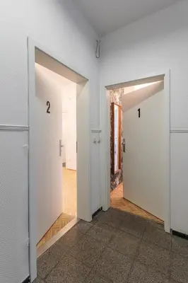 Grundriss der Unterkunft Design-Apartments Duisburg City - Küche, Smart-TV, Homeoffice - by Lott Living