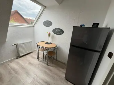 Küche/Küchenzeile in der Unterkunft Ferienwohnung Kleine Auszeit