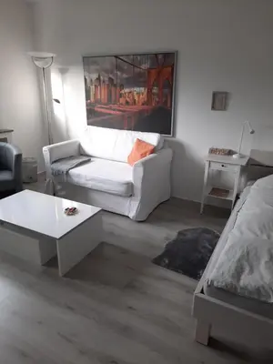 Ein Bett oder Betten in einem Zimmer der Unterkunft Happy Living