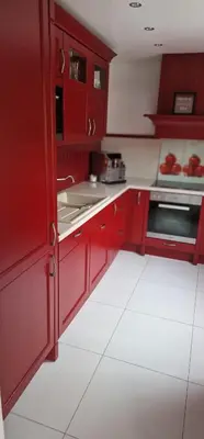 Küche/Küchenzeile in der Unterkunft Ferienwohnung Sonnenschein