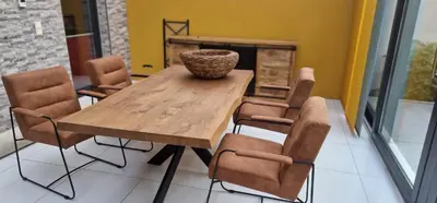 Ein Sitzbereich in der Unterkunft Ferienwohnung Sonnenschein