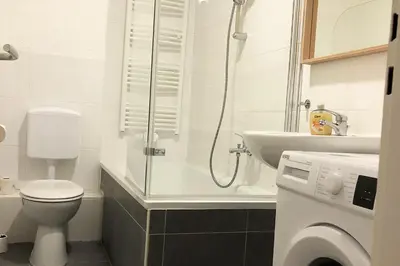 Ein Badezimmer in der Unterkunft cozy Apartments with WiFi