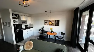 Küche/Küchenzeile in der Unterkunft BOSTEL 54 - Apartment, Altstadt, Aufzug, Hunde willkommen