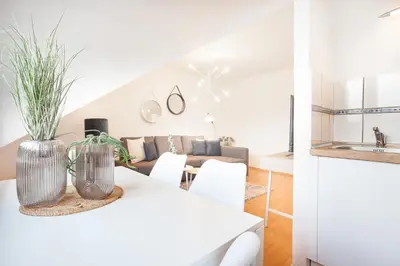 Grundriss der Unterkunft CenterApartment, WIFI, SmartTV, full Kitchen, Netflix, Pottbude in Essen