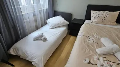 Ein Bett oder Betten in einem Zimmer der Unterkunft Top Central Stay - Cozy Bedroom & Kitchen in the Heart of the City and Hauptbahnhof