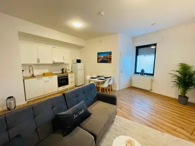 Küche/Küchenzeile in der Unterkunft schönes Apartment - Netflix-Nespresso