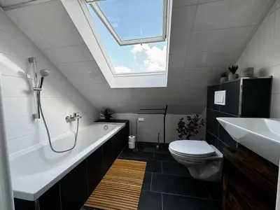 Ein Badezimmer in der Unterkunft Moderne Ferienwohnung Iserlohn 1