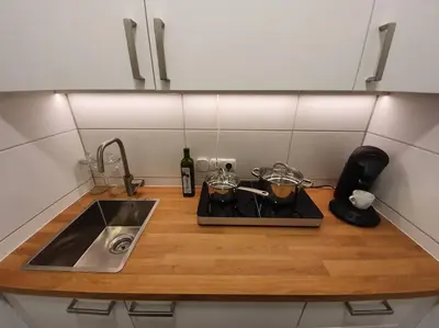Küche/Küchenzeile in der Unterkunft Penthouse mit einzigartigem Blick über Essen
