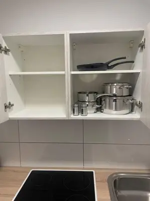 Küche/Küchenzeile in der Unterkunft Große Apartment mit kostenlosen Parkplätze AVD 2